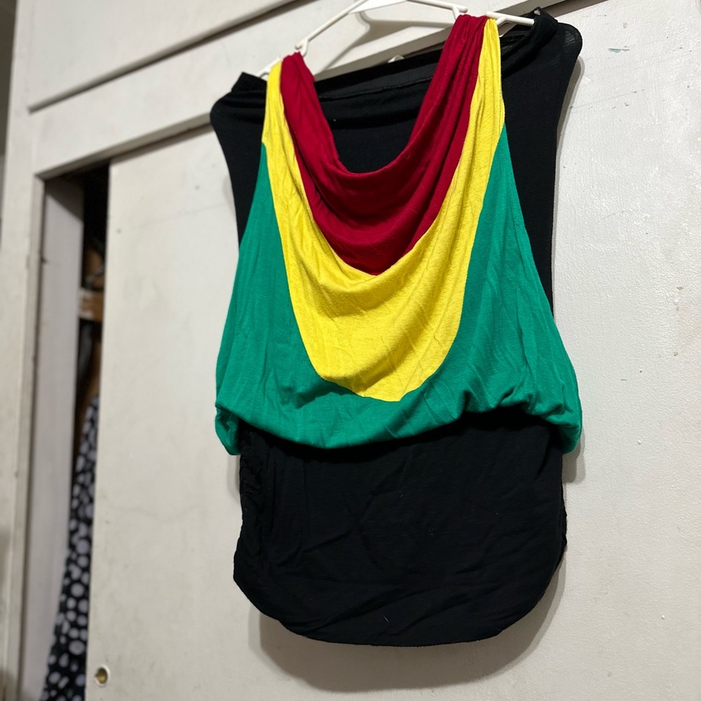 Rasta strap around the neck dress
